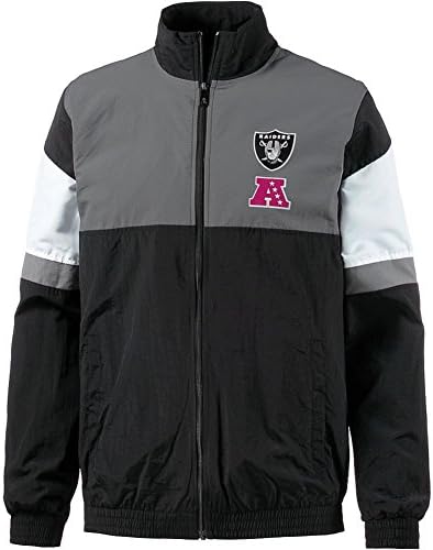 New Era Oakland Raider For Jacket, Men, Black, L
