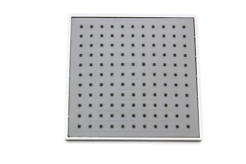 Preisvergleich Produktbild Großer, eckiger Duschkopf für Überkopfbrause. Modell "Praia"