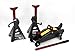 Produktbild Generic AR Set Blacklic Trolley F Floor Jack Tonne Heavy Duty Axle Stand Hydraulic Trolley Lifting Car Set Black Ton Heavy Duty Hydraulic
