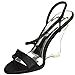Produktbild FABULICIOUS ,  Damen Pumps , Schwarz - Black Satin/Clear - Größe: 10 US