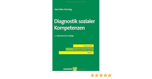 Diagnostik Sozialer Kompetenzen Kompendien Psychologische