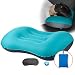 Produktbild Aufblasbares Camping Kissen Strandkissen Nackenkissen Reisekissen Sitzkissen Vielseitig einsetzbar Wie für Camping, Garten, Strand, Urlaubsreise,Outdoor, Büro, Reise