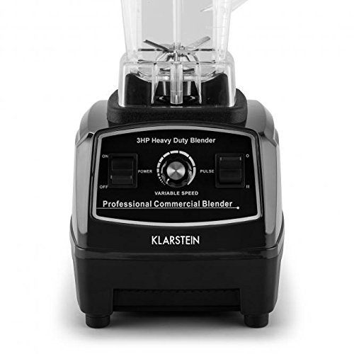 Klarstein • Herakles-2G-B • Standmixer • Power-Blender • Hochleistungsmixer • Smoothie Maker • 1200 Watt • BPA-frei • 28.000 Umdrehungen pro Minute • 2 Liter Fassungsvermögen • Puls-Funktion • 6 Edelstahlklingen • Zerkleinerer • Icecrusher • schwarz - 5