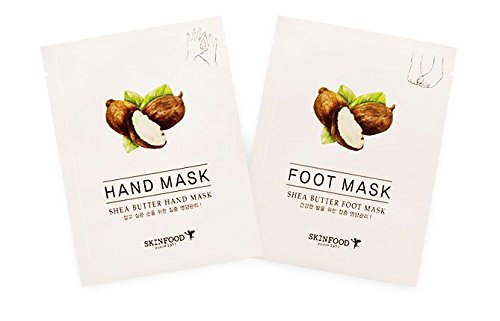 [SKINFOOD] Shea Butter Mask (#Hand Mask 6pcs + Foot Mask 6pcs)