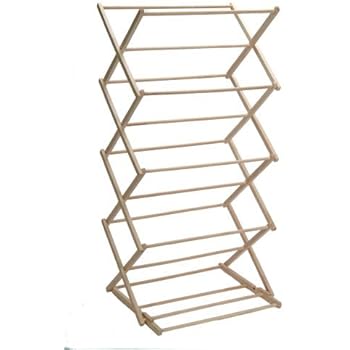 Wäscheständer aus Holz, klappbar: Amazon.de: Küche & Haushalt