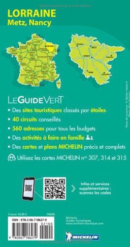 Book's Cover of Le Guide Vert Lorraine Michelin