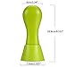 ACEVIVI Wateproof 2-in-1 Electric Facial Brush Cleansing System Massager Face Cleanser Brush with Stand Green, Vibration Type Cleansing Instrument