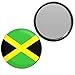 Jamaica Flag - 77mm Round Compact Mirror