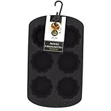 Lily Cook KP5284-Molde de silicona para 8 huecos, color negro, Gris y burdeos 17,5 x 2,7 x 29,5 cm