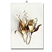 Produktbild RTCKF Moderne Schlafzimmer Wohnzimmer einfache goldene Blume Inkjet Print leinwand malerei Kern ohne Rahmen A3 40 cm x 60 cm