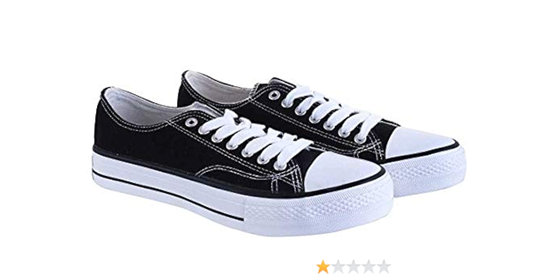 black canvas shoes