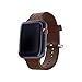 Produktbild BZLine® für Apple Watch Armband 38mm 42mm, Weben Weiches Silikon Ersatz Sport Armband Uhrenarmband Schlaufe Smart Watch Armbänder für Apple Watch 38mm 42mm Series 3/2 / 1 (42 MM, Braun)
