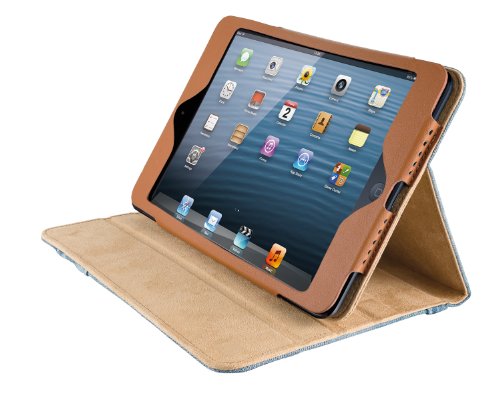 Trust Jeans Folio Stand für Apple iPad Mini blau