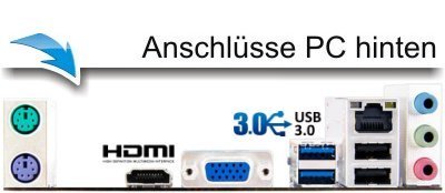 Komplett Flüster-PC Paket AMD Quad-Core Office/Multimedia shinobee Computer mit 3 Jahren Garantie! inkl. Windows10 Professional – AMD Quad Core 1×1.50 GHz, 4GB RAM, 320GB HDD, AMD Radeon HD 8330, USB 3.0, HDMI, VGA, Office, 22-Zoll LED TFT Monitor, Tastatur+Maus #5010 - 2