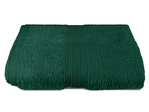 Packs zum Sparpreis – solide Frottiertücher – erhältlich in 18 modernen Farben und 8 verschiedenen Größen, 2er Pack Duschtücher (70 x 140 cm), dunkelgrün - 6