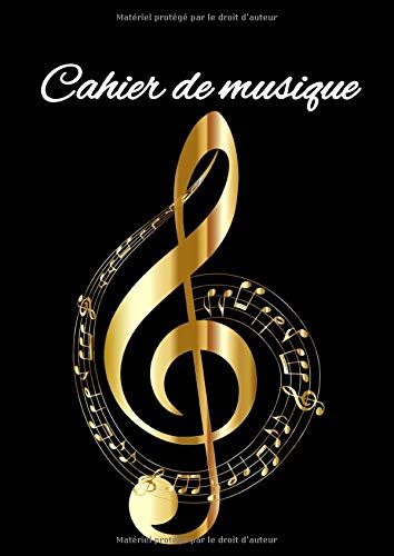 Télécharger Cahier de musique: Cahier de partitions format A4 de 110 pages de 12 portées par pages livre En ligne