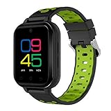 xinxinyu Smart Watch Android6.0 4G Telefonanruf 1G RAM 8G ROM GPS WiFi IP67 Waterproof Fitness Tracker Armbanduhr Sport Uhr für Herren Damen (Grün)