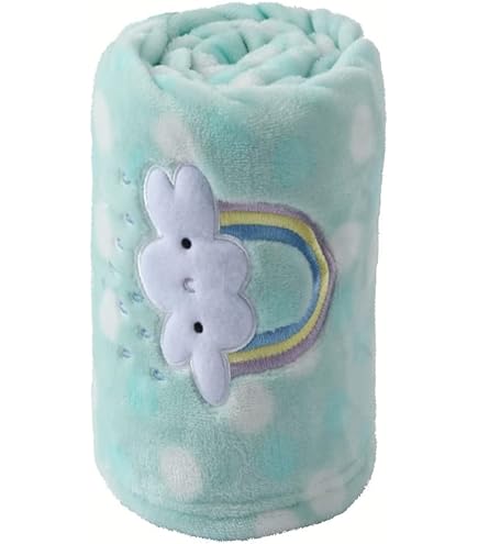 Coperta Neonato In Pile Morbido 75x100 Cm – Giraffa Beige – Leggera E Traspirante Per Culla, Passeggino, Baby Shower - 4