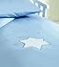 Saplings Blue Twinkle Star Cot / Junior Bed Duvet Cover & Pillow Case Set