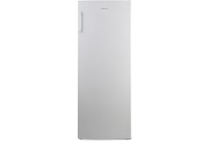 PremierTech Congelatore Verticale Freezer, 168 litri, 4 Cassetti,1 Ripiano, 4 Stelle, -18° Gradi, Risparmio Energetico, Porta Reversibile, Casa, Uffici, Cucina, Ristorante, Bianco, PT-FR168