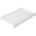 Tutti Bambini Universal Cot Top Changer in White | Fits Most Standard Cots & Cot Beds, Suitable for Use Up to 10kg (Approx. 12 Months) | L87 x W50 x H10cm - NO Side Shelves Included (Updated Version)
