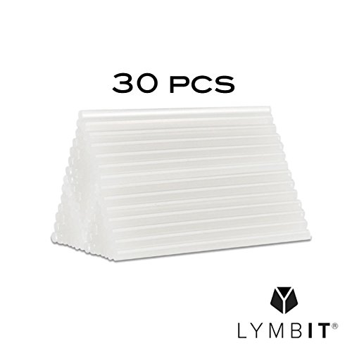 lymbit 30psc Sticks inlcuidos Hohe Schmelzpunkt Silikon Pistole für Handwerk Basteln kleine und schnelle Reparaturen in Haus und Büro (20-Watt, blau) - 6
