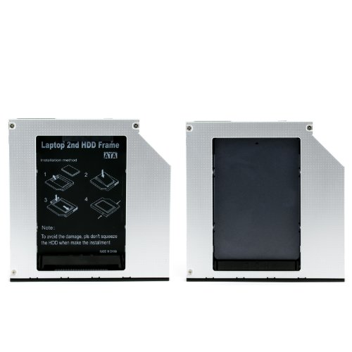CSL – HDD/SSD Laufwerksrahmen fürs Notebook | unterstützt SATA III (SATA 3.0) | für SSD/HDD (Serial ATA (SATA) Festplatten) | Festplattenrahmen / Aufrüstset Bootfähig - 4