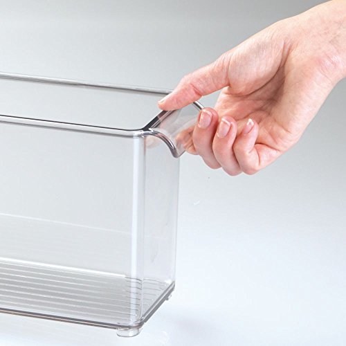 InterDesign 72830EU Stapelbare Kühlschrank- und Gefrierschrank-Box 37 x 10 x 15cm, Durchsichtig - 6