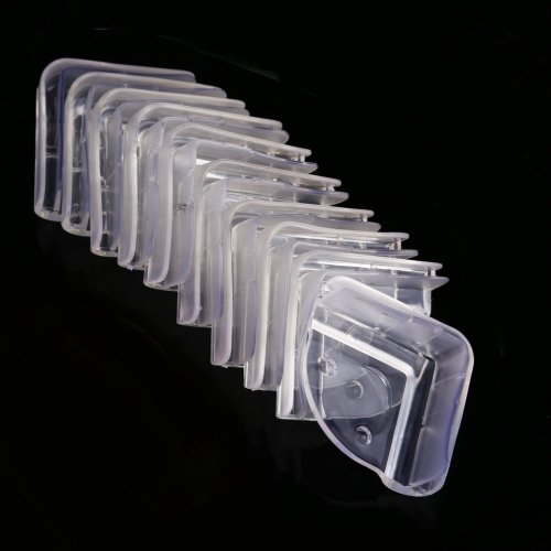 Vktech® L Shape Kids Baby Table Corner Protectors Transparent Anti-Collision Angle (Style B 10pcs)