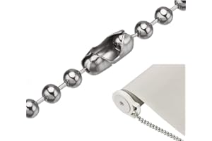 SIQIAN 12Pcs Blind Chain Connectors, Ball Chain Connectors for Roller, Stainless Steel Clips for Vertical Blinds and Curtain Repair, Bead Chain Spare Parts