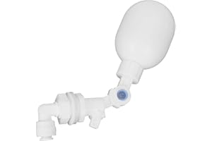 NIIYEN Mini Valvola a Galleggiante da 3/8" Regolabile in Plastica per Serbatoio dell'Acqua - Controllo Livello