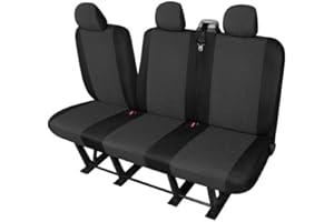 Accesorionline Housses de siège (entièrement sur mesure) pour Trafic Primastar Vivaro modèles 2001-2014 1-9 places sur mesure (dossier 1+2)