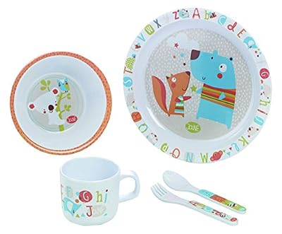 Jané JANE Set Repas 5 Pièces Micro Ondes Blanc