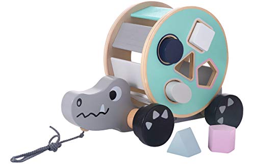 Kindsgut Crocodile boîte à Forme à Tirer, en Bois