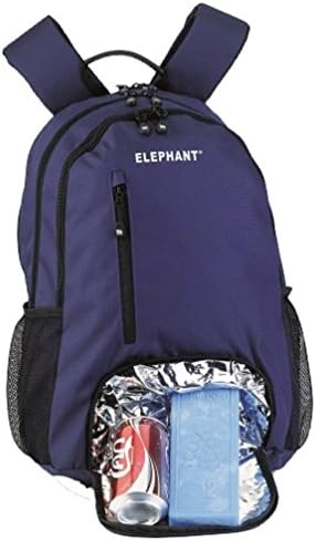 Elephant® 585 Sports Leader with Cooler Compartment Rucksack with Laptop Compartment Daypack School Bagpack School Rucksack 3 Colours, navy