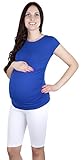 Mija – Komfortable Kurze Umstandsleggings für Schwangere Shorts 1/2 Leggings 4008 - 2