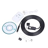 WiFi Endoskop Wireless Snake Borescope Wasserdichte Inspektion Kamera 2.0 Megapixel HD 720P Mit 6 Einstellbare LED Licht ( Size 