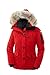 Price comparison product image Canada Goose Ladies Montebello Parka Jacket In Red