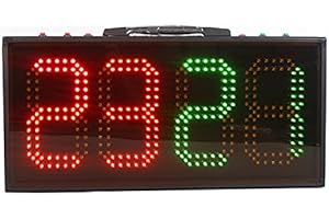NVIVN Scheda Di Sostituzione Elettronica Del Calcio a LED Su Un Lato, Attrezzatura Per Partite Di Calcio, Punteggio Di Sostituzione Dell'arbitro Di Calcio, Attrezzatura Per Giochi Di Allenamento Di Calcio