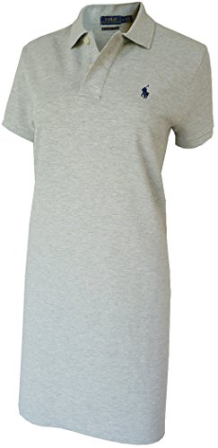 Preisvergleich Produktbild Ralph Lauren Polo Polokleid Gr. L, Kleid mit blauem Reiter, Grey