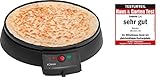 Plato de 29 cm con recubrimiento antiadherente de alta calidad para sacar con facilidad los crepes y obtener una fácil limpieza