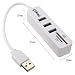 LipiWorld 3 Ports USB 2.0 HUB with Card Reader Combo for SD MMC TF Micro SD Cards (White) RS.339.00