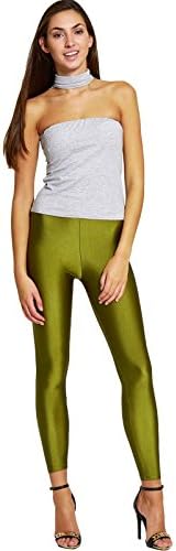 High Waisted Black Shiny Wet Look Full Length Leggings