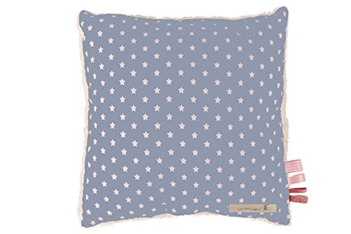 Preisvergleich Produktbild LOTTAS LABLE 17200-57 Kuschelkissen Deko Star jeans 40x40 cm