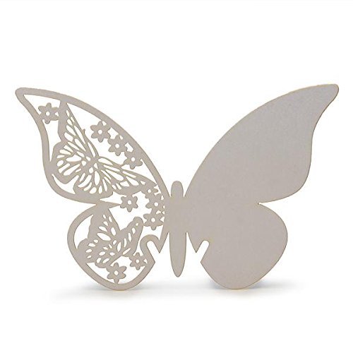 Musuntas Namenskärtchen / Platzkarte / Namensschild / Sitzkarte / Namenskarte / Tischkarte / Tischkärtchen für Hochzeiten Feste oder Partys - 4