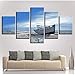 Produktbild Pmhhc Modulare Malerei Abstrakte Leinwand Home Decoration Wandkunst 5 Stücke Natur Landschaften Moderne Hd Gedruckt Poster Bilder-10X15Cmx2 10X20Cmx2 10X25Cm