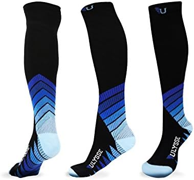 ULYSSE ATHLETICA Compression Socks 20-30 mmHg for Men &amp; Women – Best for Running, Flight Travel, Nurses, Pregnancy, Sports, Recovery, Shin Splints, Medical – Stylish &amp; Boost Circulation &amp; Stamina