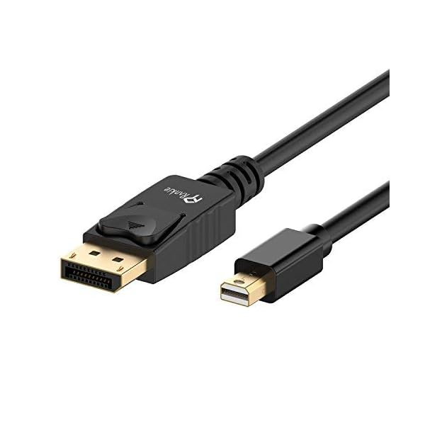Rankie Cable Mini DisplayPort a DisplayPort, 4K Resolución, 1,8m, Negro