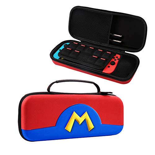 Preisvergleich Produktbild RQINW Tragetasche kompatibel mit Nintendo Switch - schützende Hartschalen-Reisekoffer für Nintendo Switch-Konsole und Zubehör