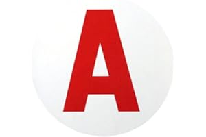 OUTILE Disque représentant la lettre A Jeune conducteur électrostatique